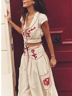 ✨ Free People Wild At Heart Set | Rare + Hard to Find | Cotton-Linen | Y2K Boho